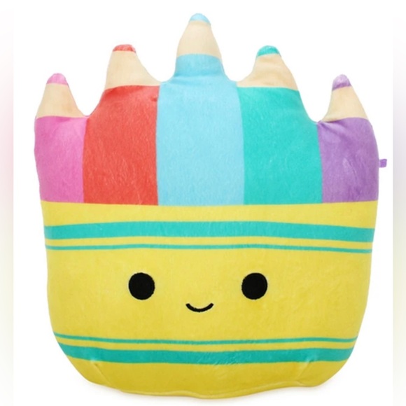Kellytoy Cade the Crayons Squishmallow Back to School Squad Plush Stuffed Toy 8” - Picture 1 of 13